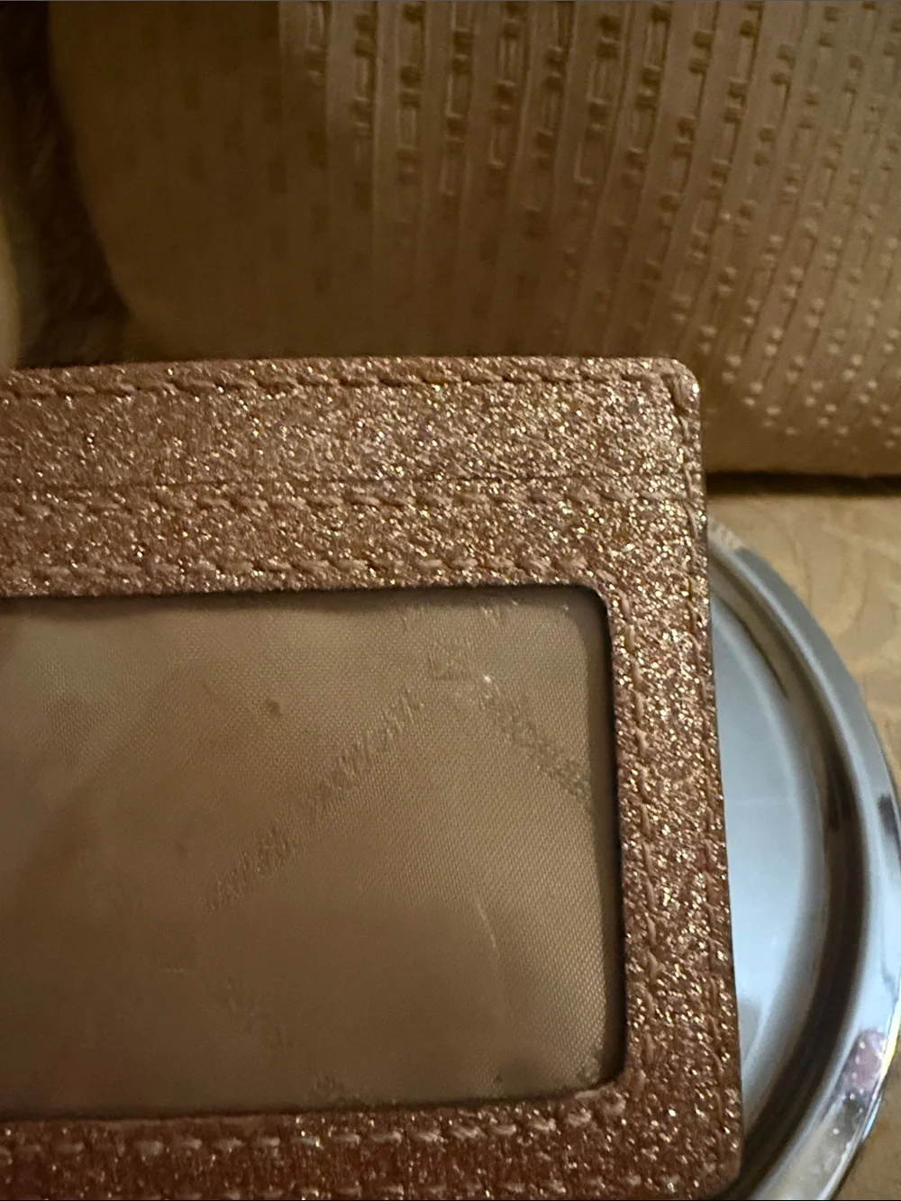 Michael Kors Travel Glitter Card Case EUC